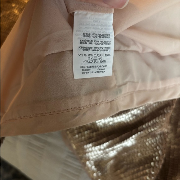 J. Crew Shimmering Gold Sequin Blouse - Picture 9 of 10